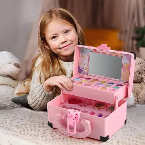 Kit de Maquiagem Infantil Lavável da Barbie para Crianças a Partir